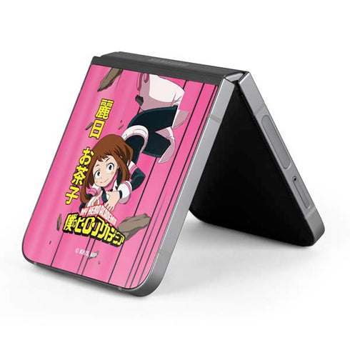 My Hero Academia Ochaco Uraraka Season 4 Galaxy Z Flip6 Skin
